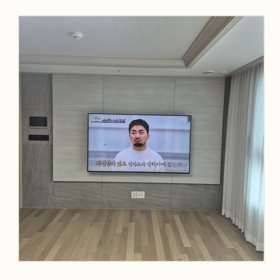 김포시 설치 참고 사진 3 - 가벽과 석고보드 안전