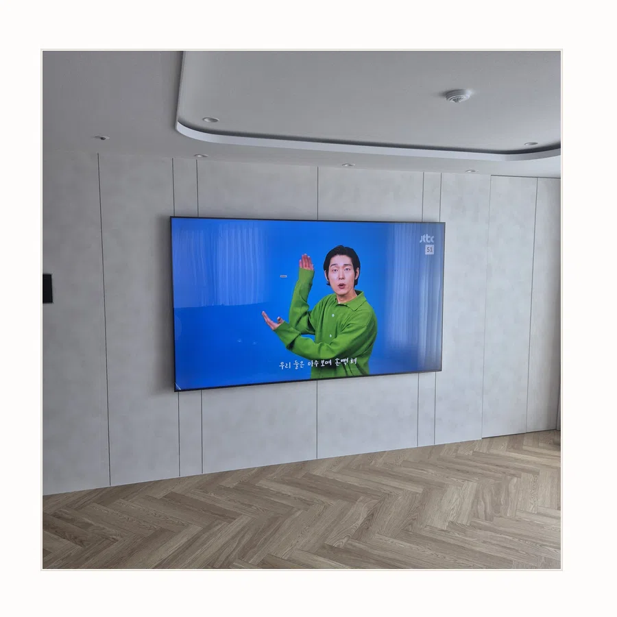 동안구 설치 참고 사진 2 - 아트월·타일·석재 마감
